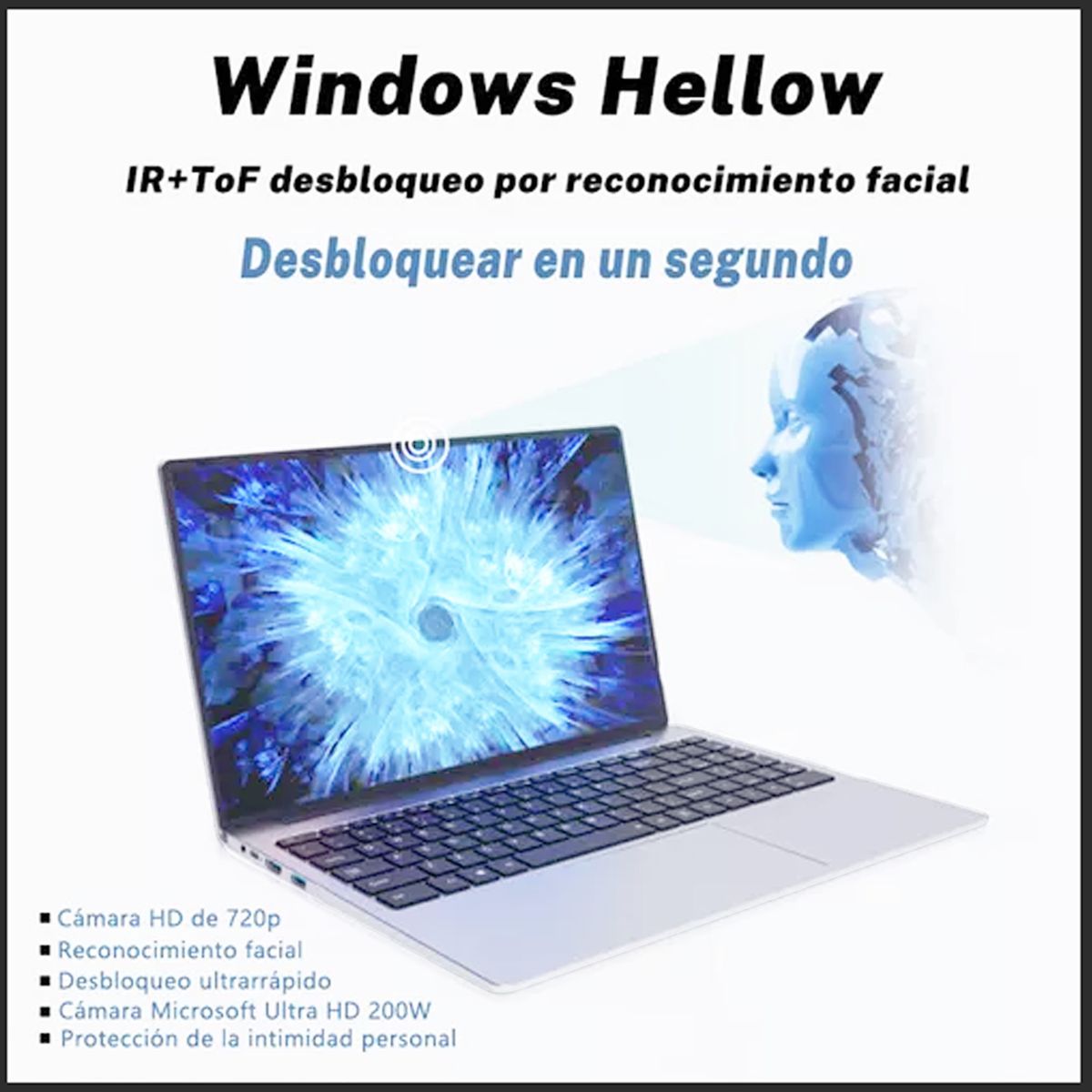 GENERICO - Notebooks JS 15.6 Pulgadas N5095 4c4t 2.9ghz  16gb Ddr4 512gb Ssd Ñ Windows Hello