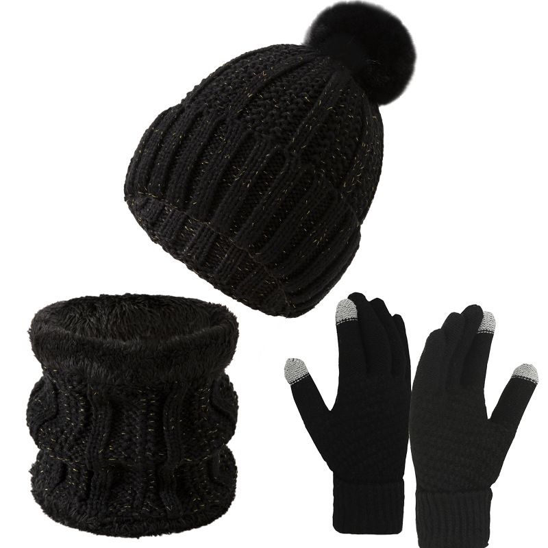 TIOZONEY - Pack Gorro, Bufanda y Guantes
