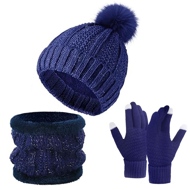 TIOZONEY - Pack Gorro, Bufanda y Guantes