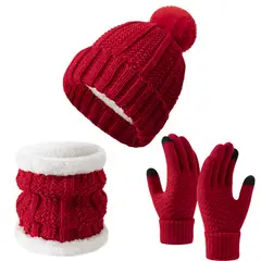 TIOZONEY - Pack Gorro, Bufanda y Guantes
