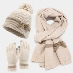 TIOZONEY - Pack Gorro, Bufanda y Guantes