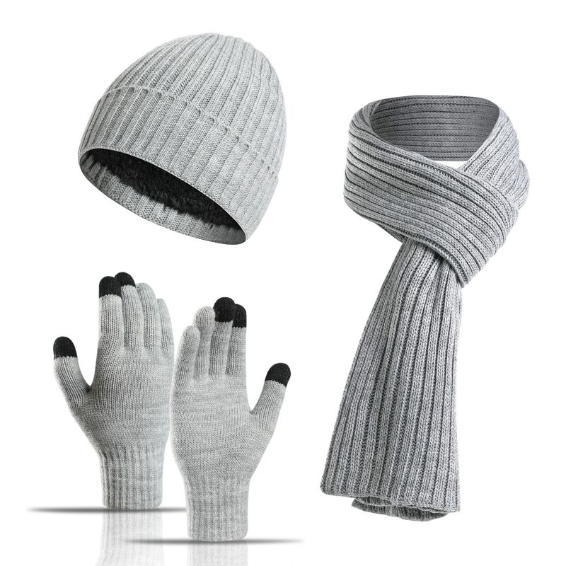 TIOZONEY - Pack Gorro, Bufanda y Guantes