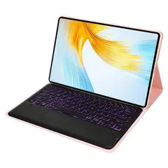 HONOR - Tablet magic pad 13 8+256GB 13" WIFI-Azul con Rosado luminsos teclado