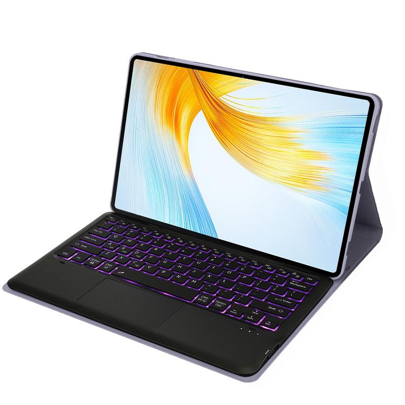 HONOR - Tablet magic pad 13 12+256GB 13" WIFI-Azul con Morado luminsos teclado.