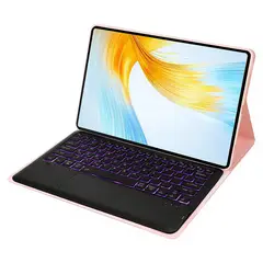 HONOR - Tablet magic pad 13 16+512GB 13" WIFI-Azul con Rosado luminsos teclado.