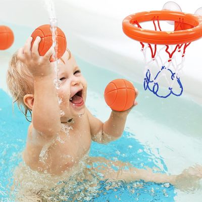 Imagen 2 del producto Pelota De Juguete Y Cesta De Baloncesto Para Baño De Bebé