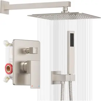 LONEASY - Sistema de ducha para instalación en cielo de 10 pulgadas