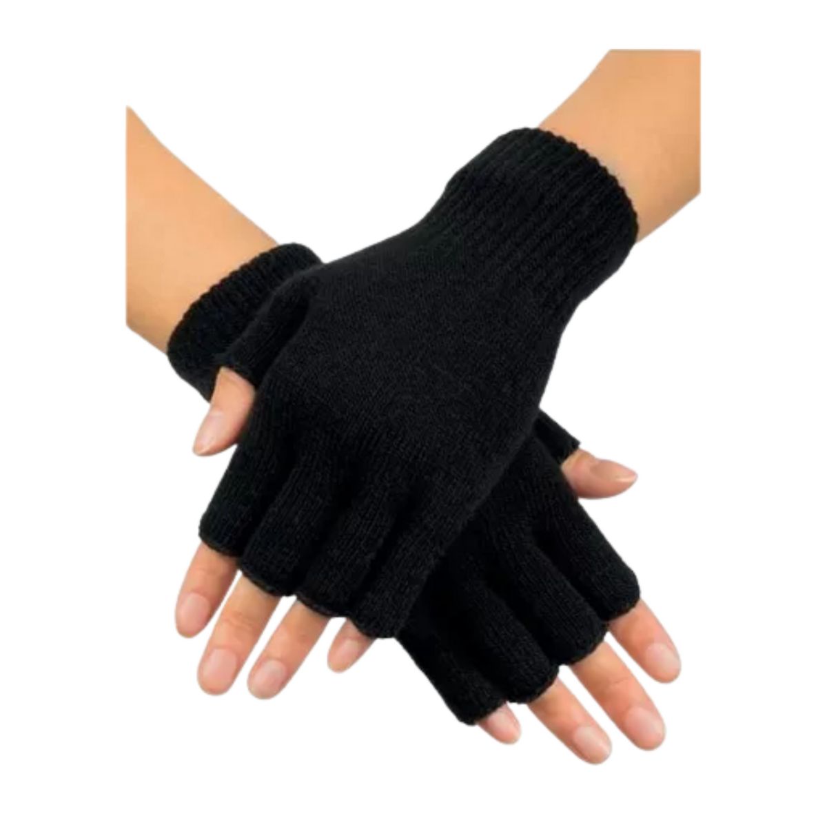 EKOL TACTICA MILITAR - Guante De Lana Sin Dedos Medio Dedo Cómodo De Invierno