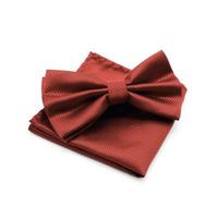 Set Elegante De Humita + Pañuelo Jacquard Colores Varios