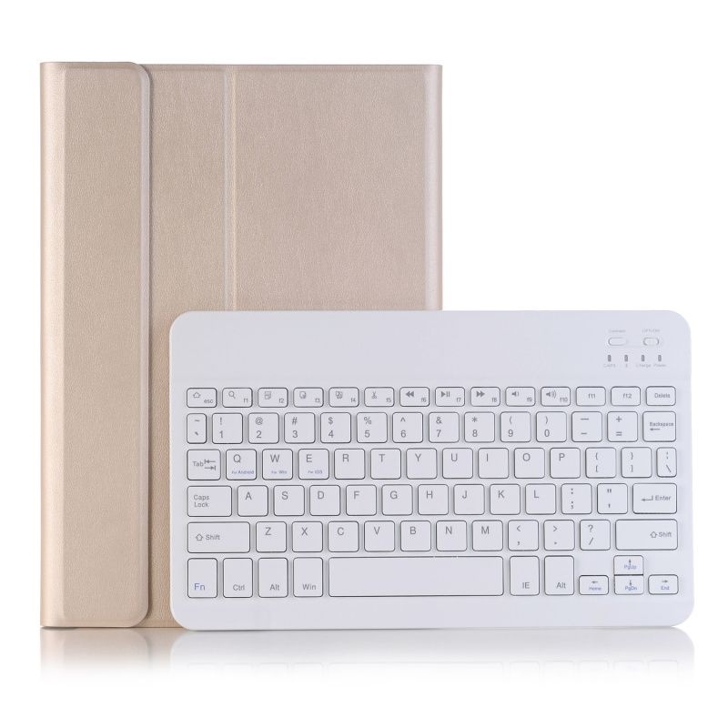 RENVMEXY - Funda Teclado Oro Luxe para Samsung Tab A8 2021