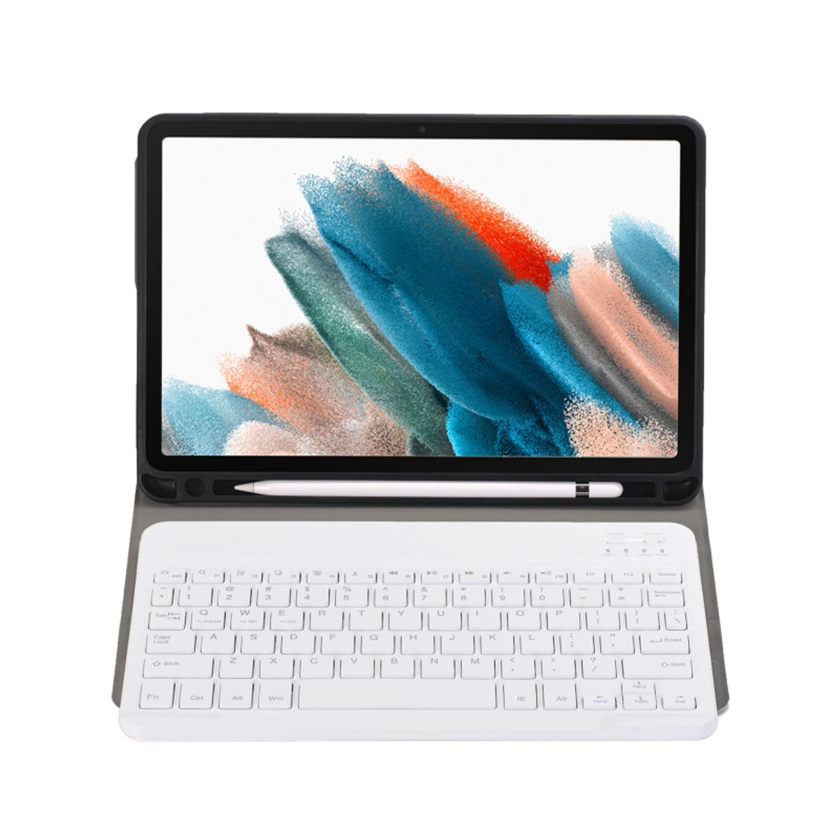 RENVMEXY - Funda Teclado Oro Luxe para Samsung Tab A8 2021