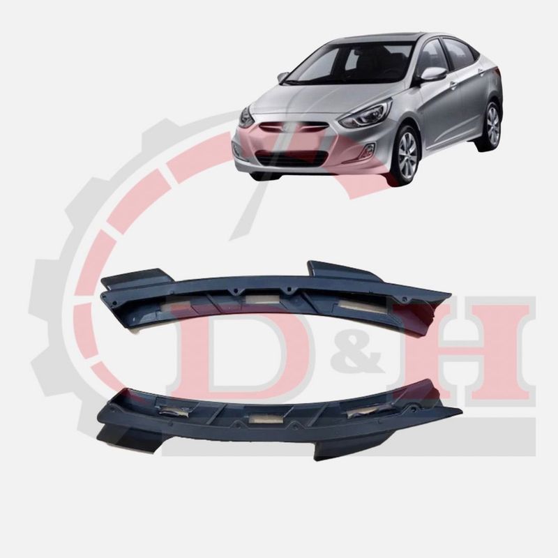GENERICO - Par Guías Mensulas Ópticos Hyundai Accent Rb 2011-2021 1r