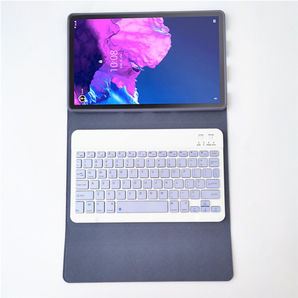 RENVMEXY - Funda Teclado Morado para Lenovo Tab P11 de 11 pulgadas