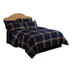 ARMONIA - Sábana Azul Premium - 800 Hilos 2 Plazas Elegante - 803