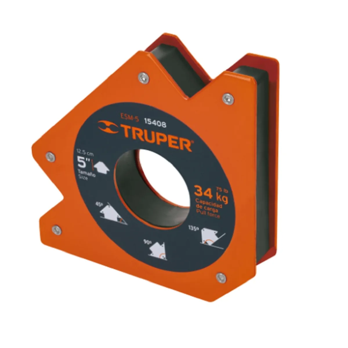 TRUPER - ESCUADRA MAGNETICA PARA SOLDAR 5 PULG TRUPER.