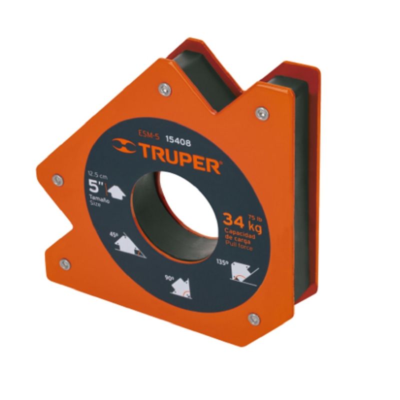 TRUPER - ESCUADRA MAGNETICA PARA SOLDAR 5 PULG TRUPER.