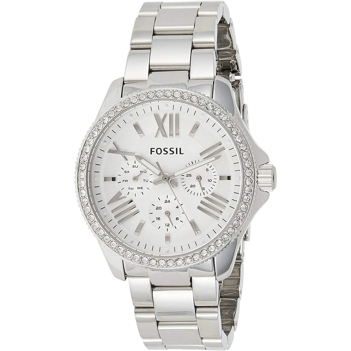 FOSSIL - Reloj Fossil Cecile AM4481 Plateado De Acero inoxidable Para Mujer.