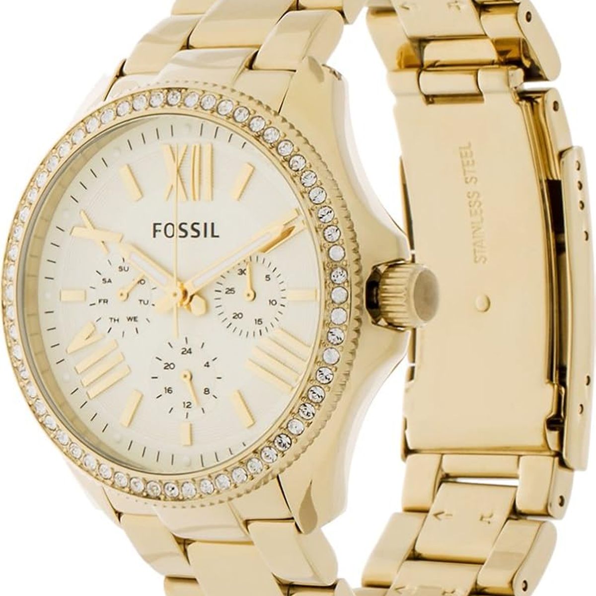 FOSSIL - Reloj Fossil Cecile AM4482 Dorado De Acero inoxidable Para Mujer.