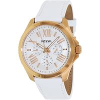 Reloj Cecile AM4486 Blanco De Cuero Piel Para Mujer.