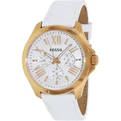 FOSSIL - Reloj Cecile AM4486 Blanco De Cuero Piel Para Mujer.