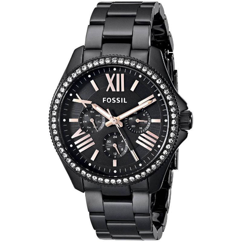 FOSSIL - Reloj Fossil Cecile AM4522 Negro De Acero inoxidable Para Mujer