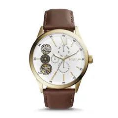 FOSSIL - Reloj Classic BQ2218 Marrón De Cuero Piel Para Hombre.