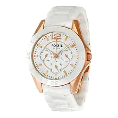 FOSSIL - Reloj Cerámica CE1006 Blanco De Cerámica Para Mujer