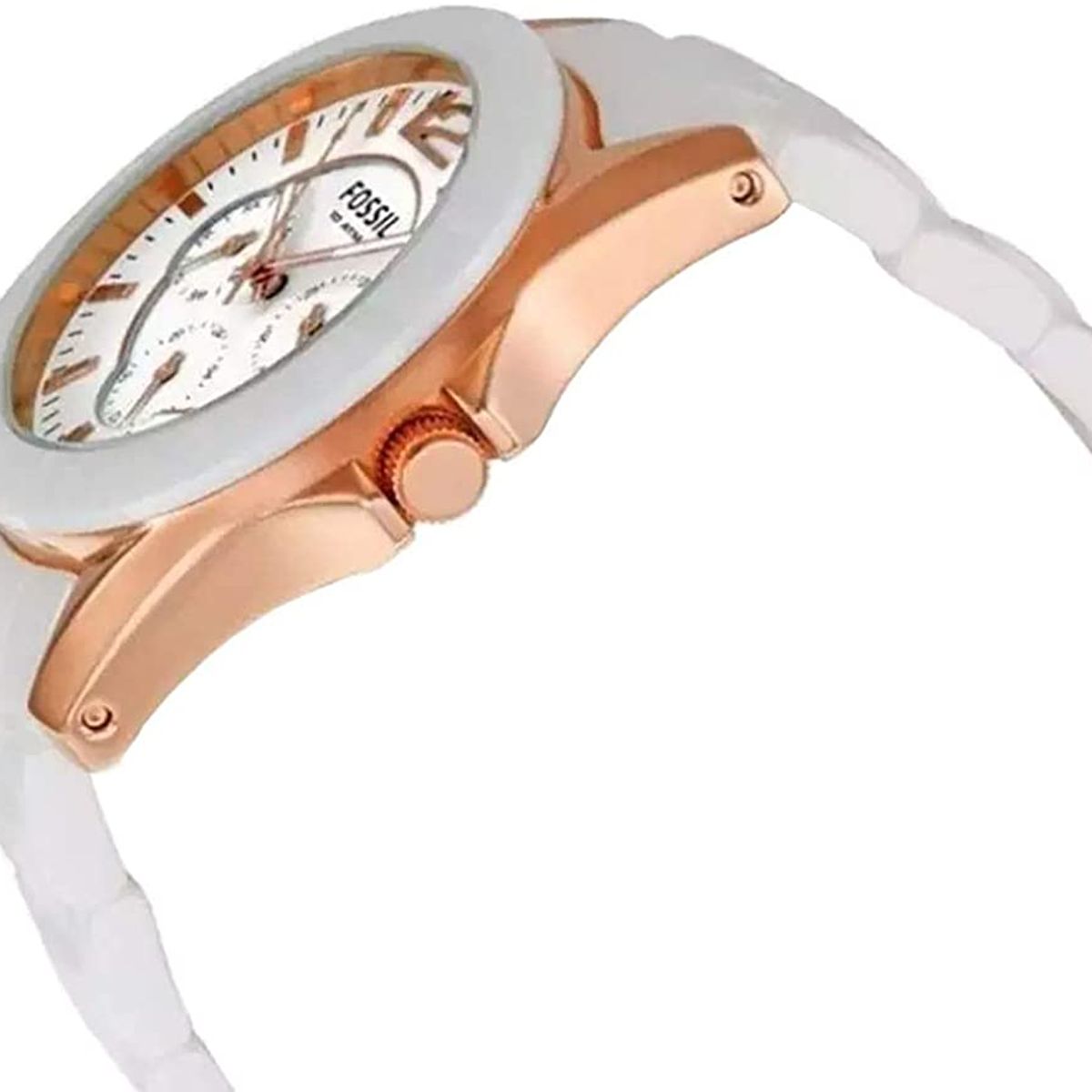 FOSSIL - Reloj Fossil Cerámica CE1006 Blanco De Cerámica Para Mujer