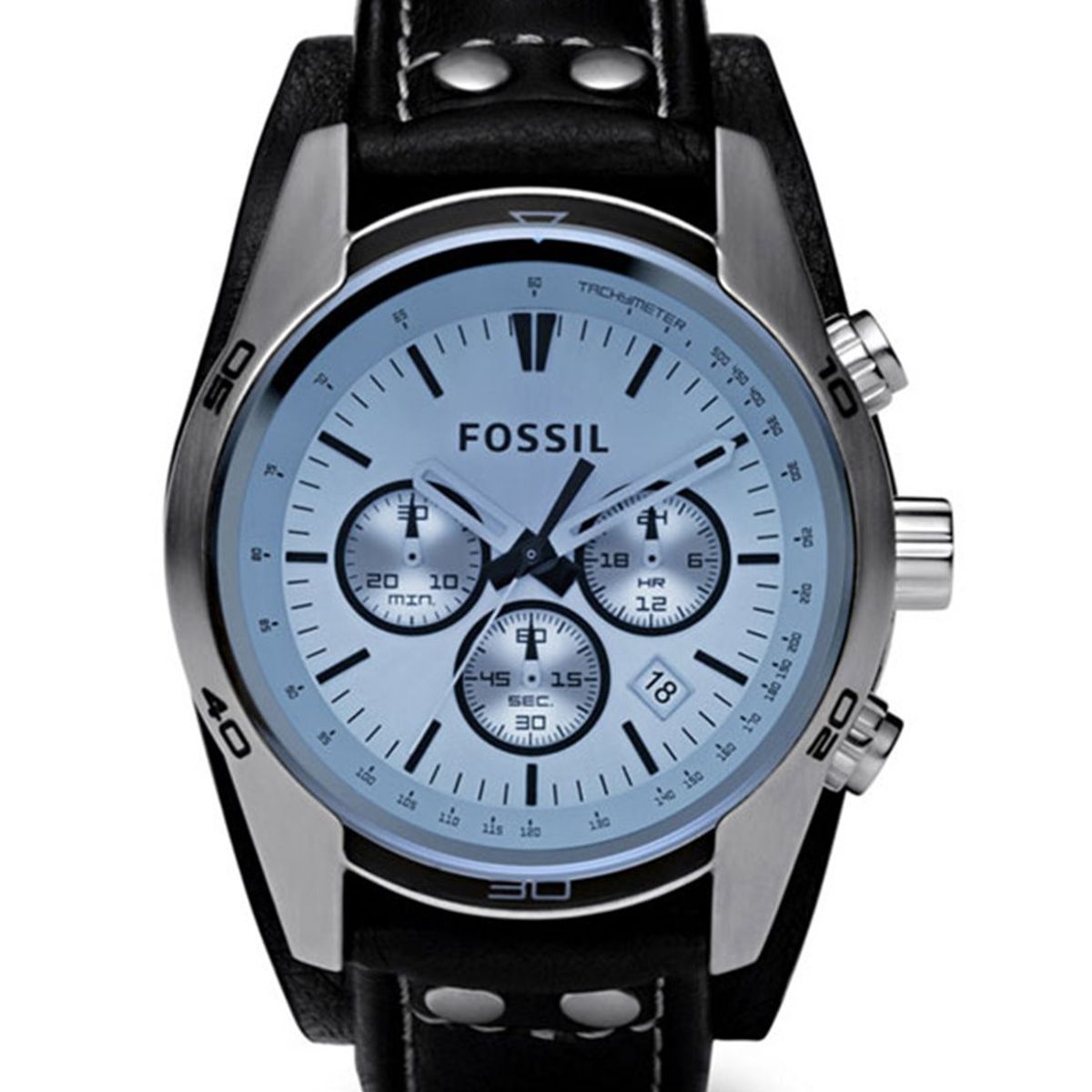 FOSSIL - Reloj Fossil Coachman CH2564 Negro De Cuero Piel Para Hombre.