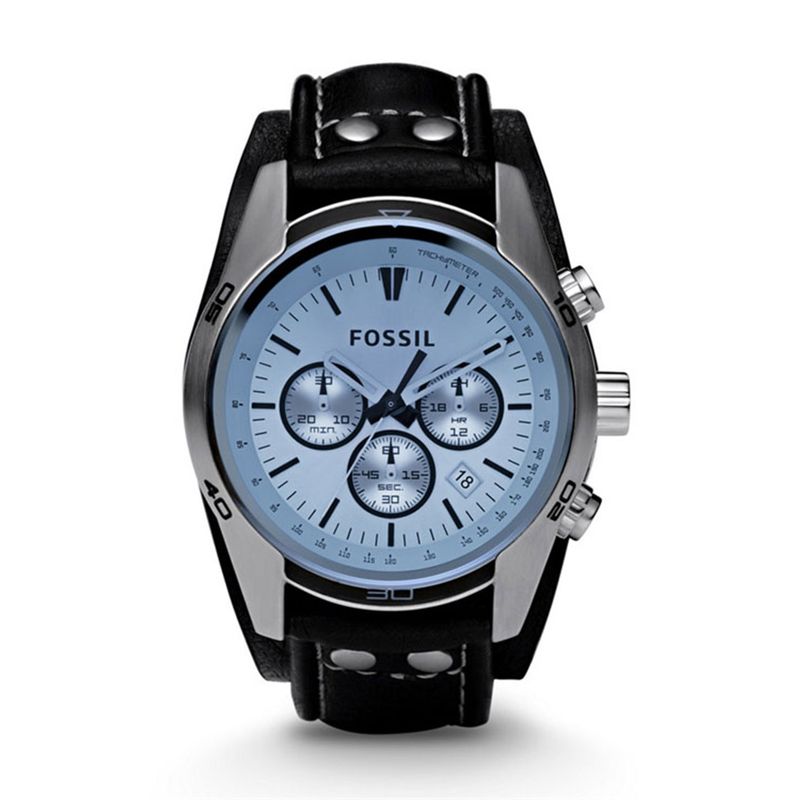 FOSSIL - Reloj Fossil Coachman CH2564 Negro De Cuero Piel Para Hombre.