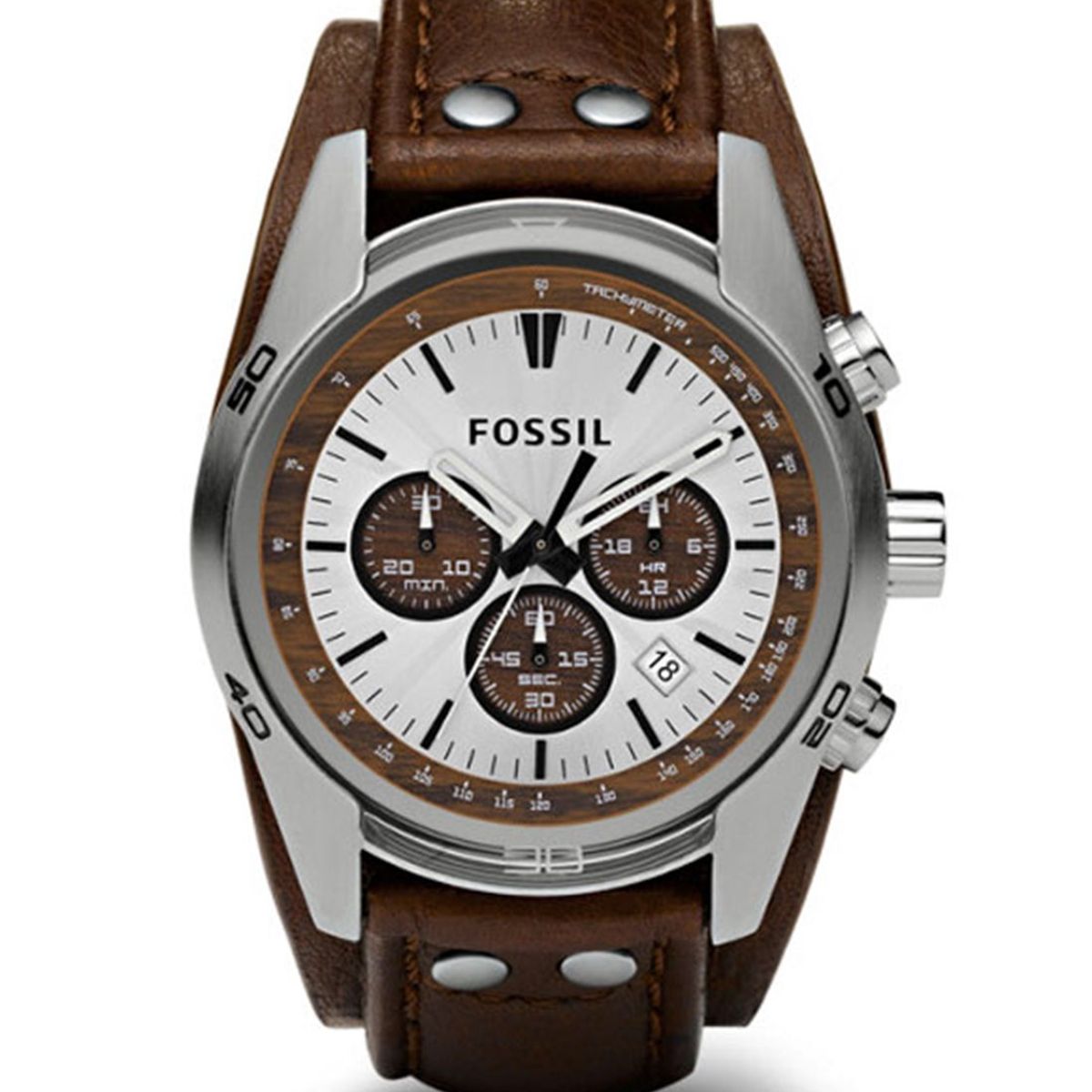 FOSSIL - Reloj Fossil Coachman CH2565 Marrón De Cuero Piel Para Hombre.