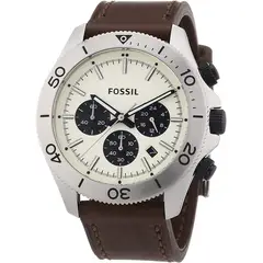 FOSSIL - Reloj Coachman CH2886 Marrón De Cuero Piel Para Hombre.