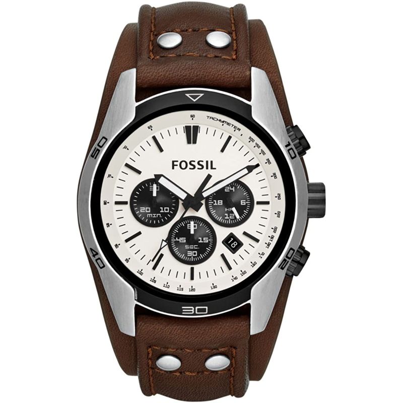 FOSSIL - Reloj Fossil Coachman CH2890 Marrón De Cuero Piel Para Hombre.