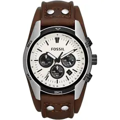 FOSSIL - Reloj Coachman CH2890 Marrón De Cuero Piel Para Hombre