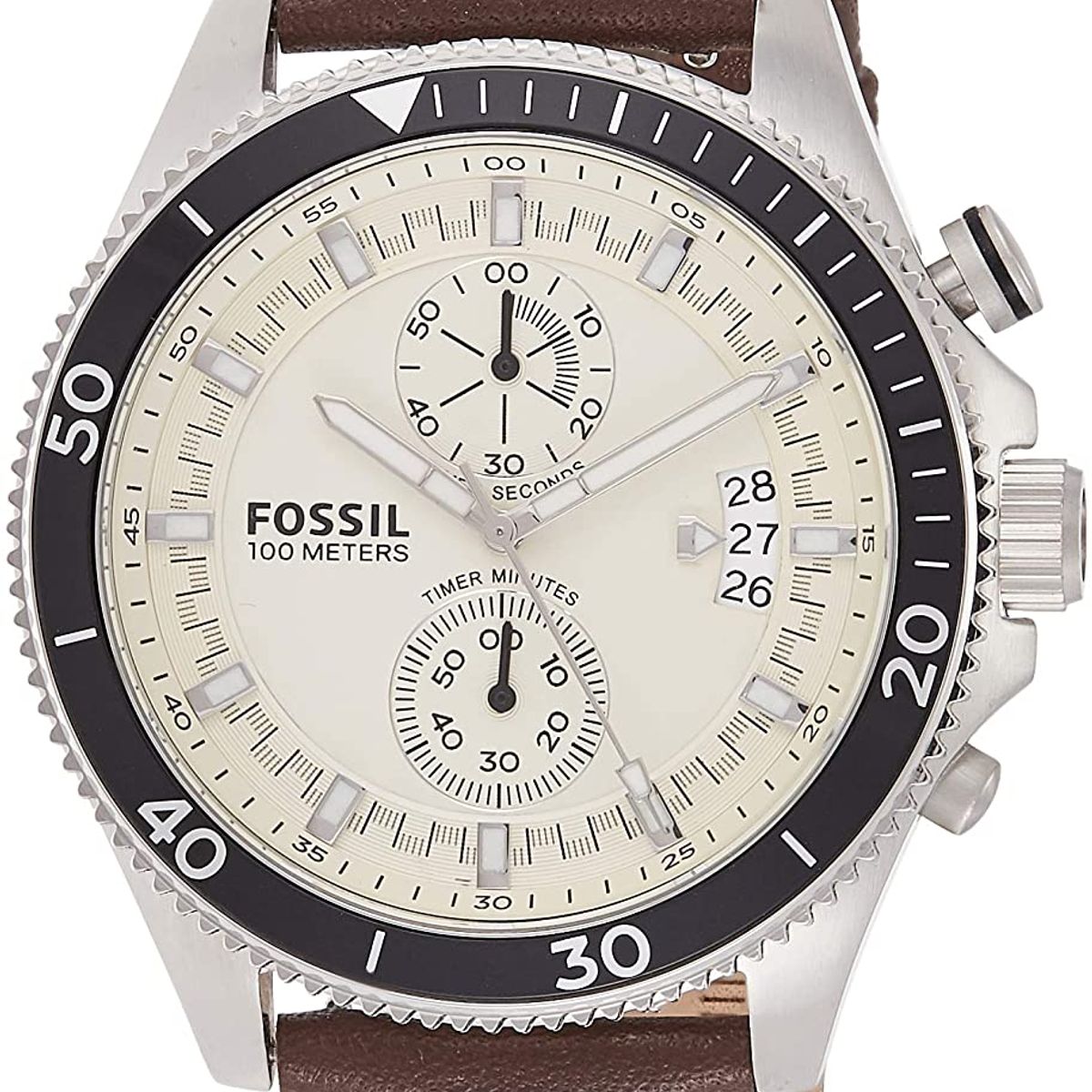 FOSSIL - Reloj Fossil Coachman CH2943 Marrón De Cuero Piel Para Hombre.