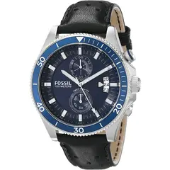 FOSSIL - Reloj Coachman CH2945 Negro De Cuero Piel Para Hombre.