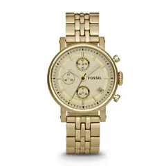 FOSSIL - Reloj Classic ES2197 Dorado De Acero inoxidable Para Hombre.
