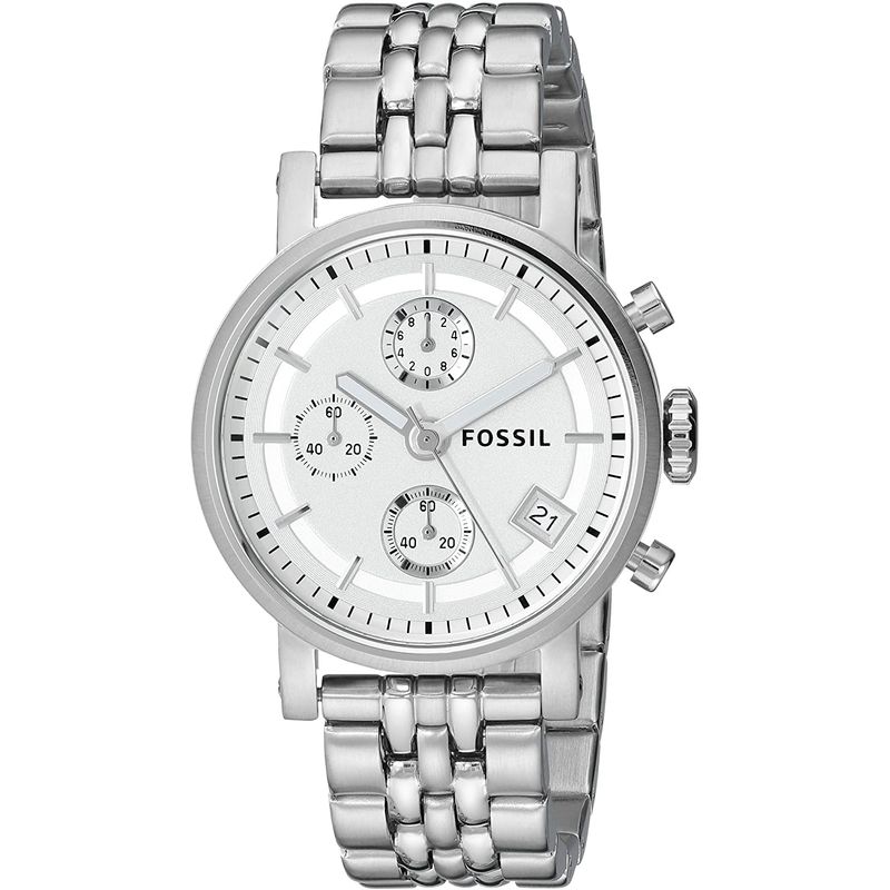 FOSSIL - Reloj Fossil Classic ES2198 Plateado De Acero inoxidable Para Hombre.