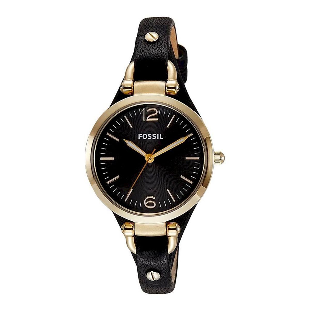 FOSSIL - Reloj Fossil Georgia ES3148 Negro De Acero inoxidable Para Mujer.