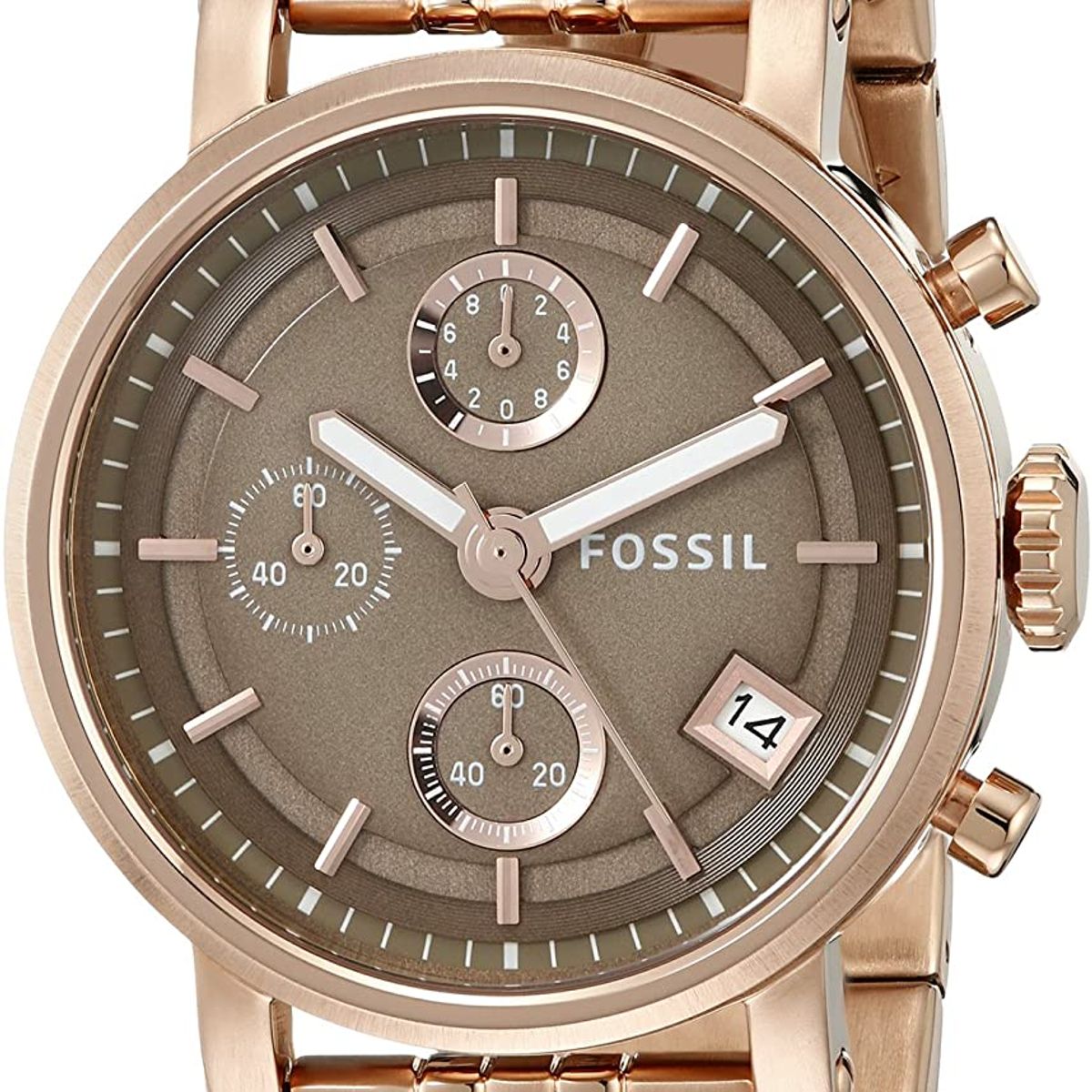 FOSSIL - Reloj Fossil Boyfriend ES3494 Rose gold De Acero inoxidable Para Mujer.