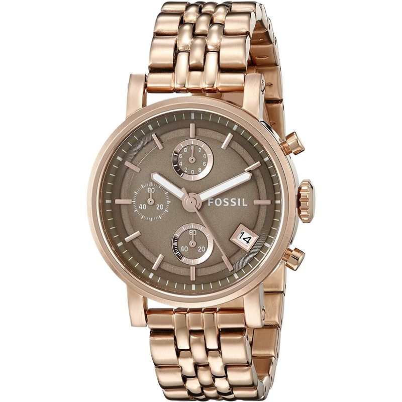 FOSSIL - Reloj Fossil Boyfriend ES3494 Rose gold De Acero inoxidable Para Mujer.