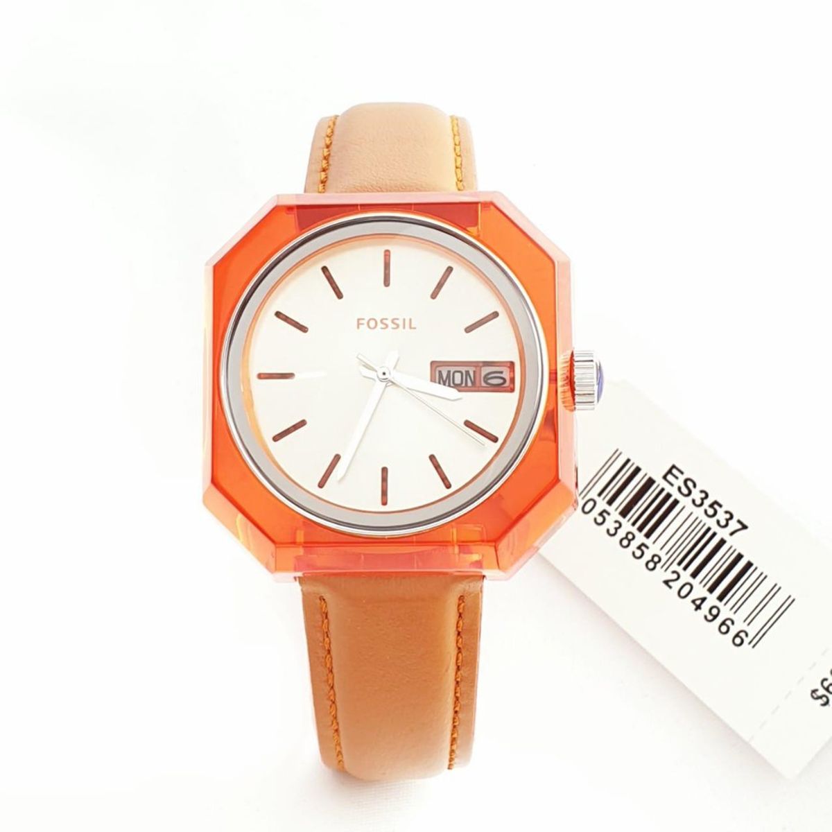 FOSSIL - Reloj Fossil Classic ES3537 Marrón De Cuero Piel Para Mujer.