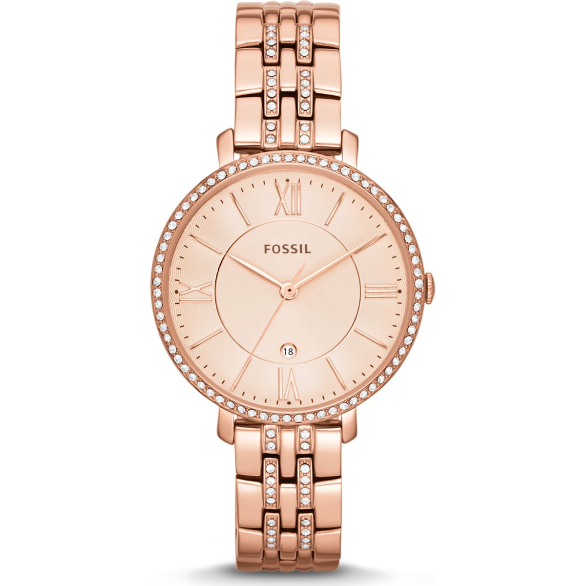 FOSSIL - Reloj Fossil Jacqueline ES3546 Rose gold De Acero inoxidable P Mujer.