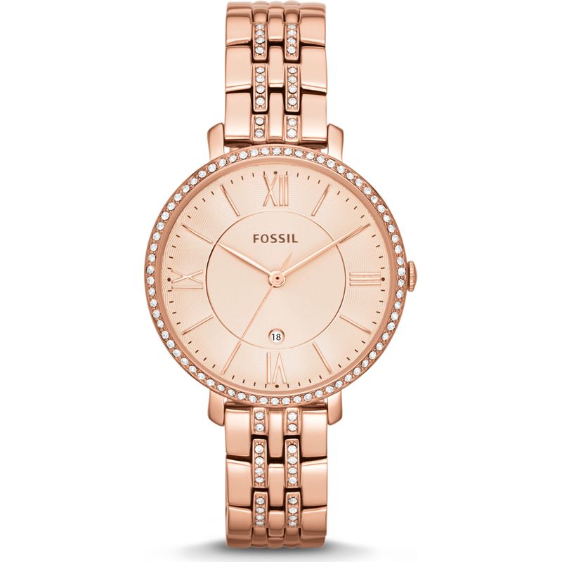 FOSSIL - Reloj Fossil Jacqueline ES3546 Rose gold De Acero inoxidable P Mujer.
