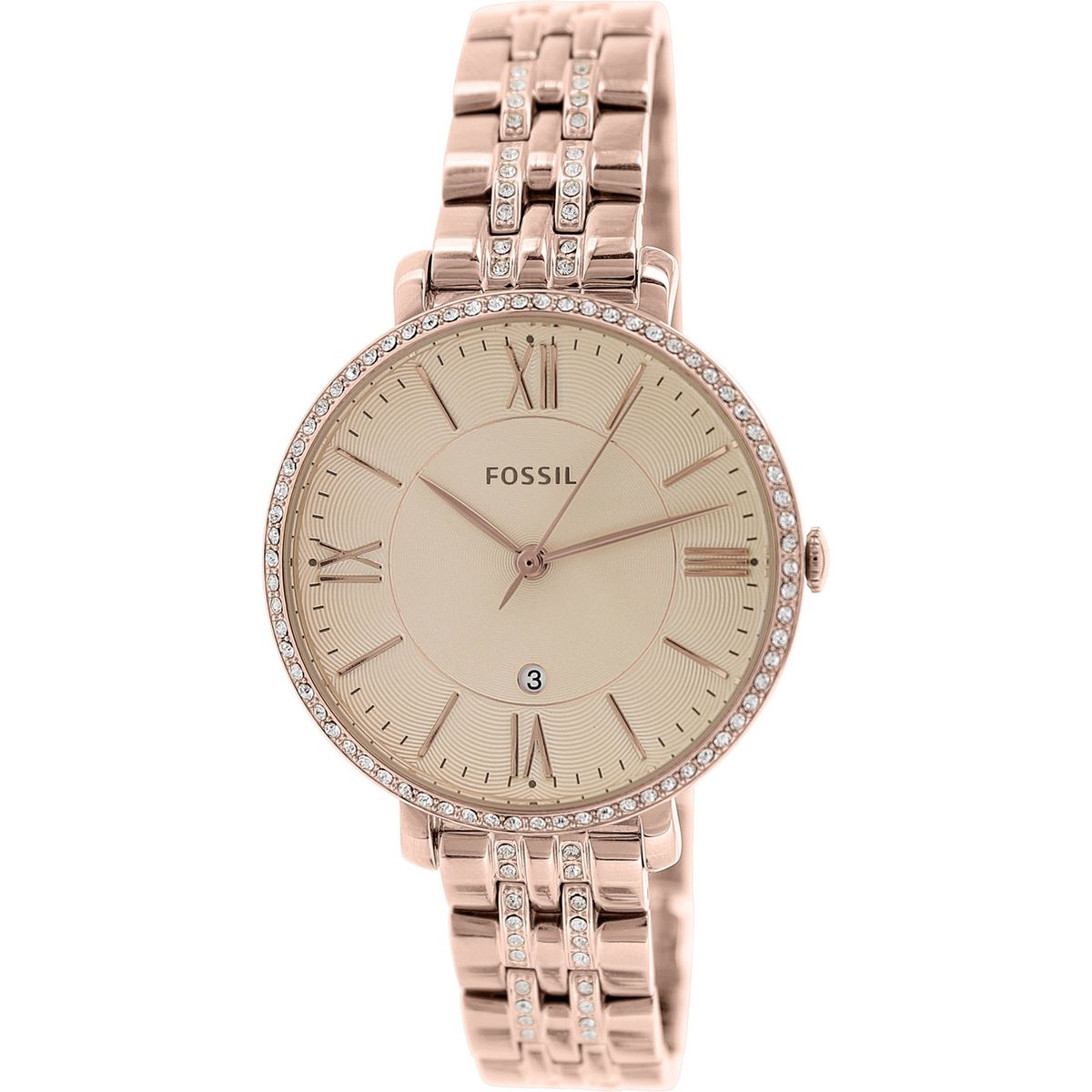 FOSSIL - Reloj Fossil Jacqueline ES3546 Rose gold De Acero inoxidable P Mujer.