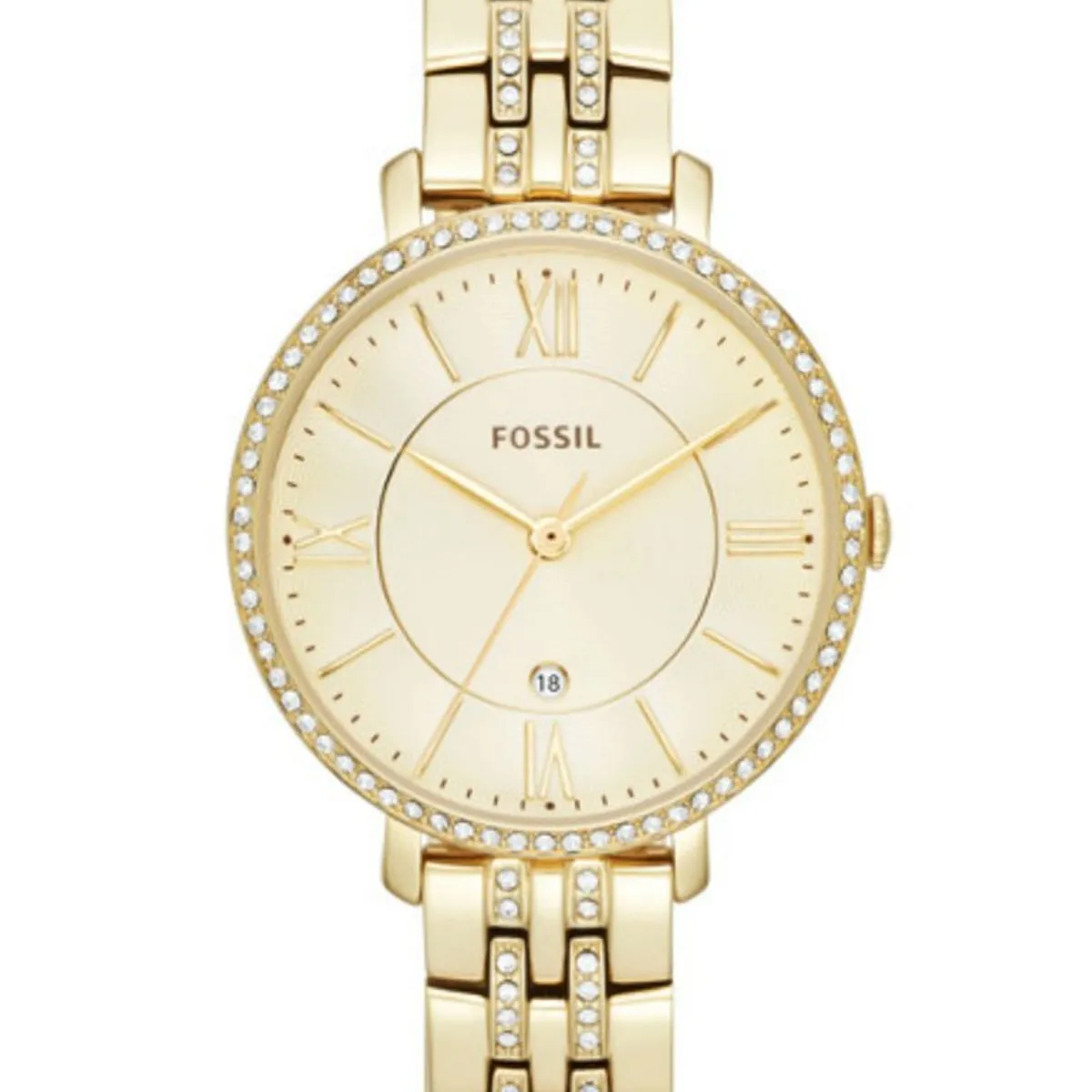FOSSIL - Reloj Fossil Jacqueline ES3547 Dorado De Acero inoxidable Para Mujer.