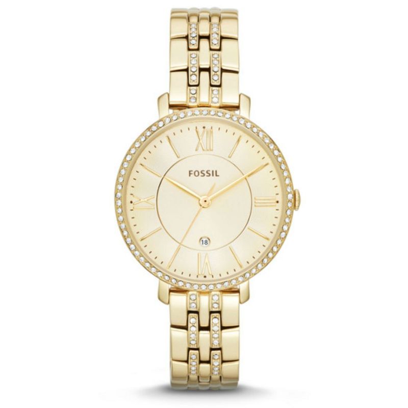 FOSSIL - Reloj Fossil Jacqueline ES3547 Dorado De Acero inoxidable Para Mujer.