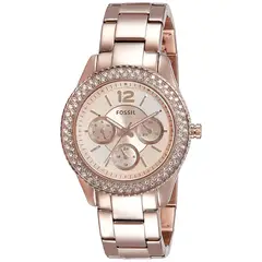 FOSSIL - Reloj Stella ES3590 Rose gold De Acero inoxidable Para Mujer.