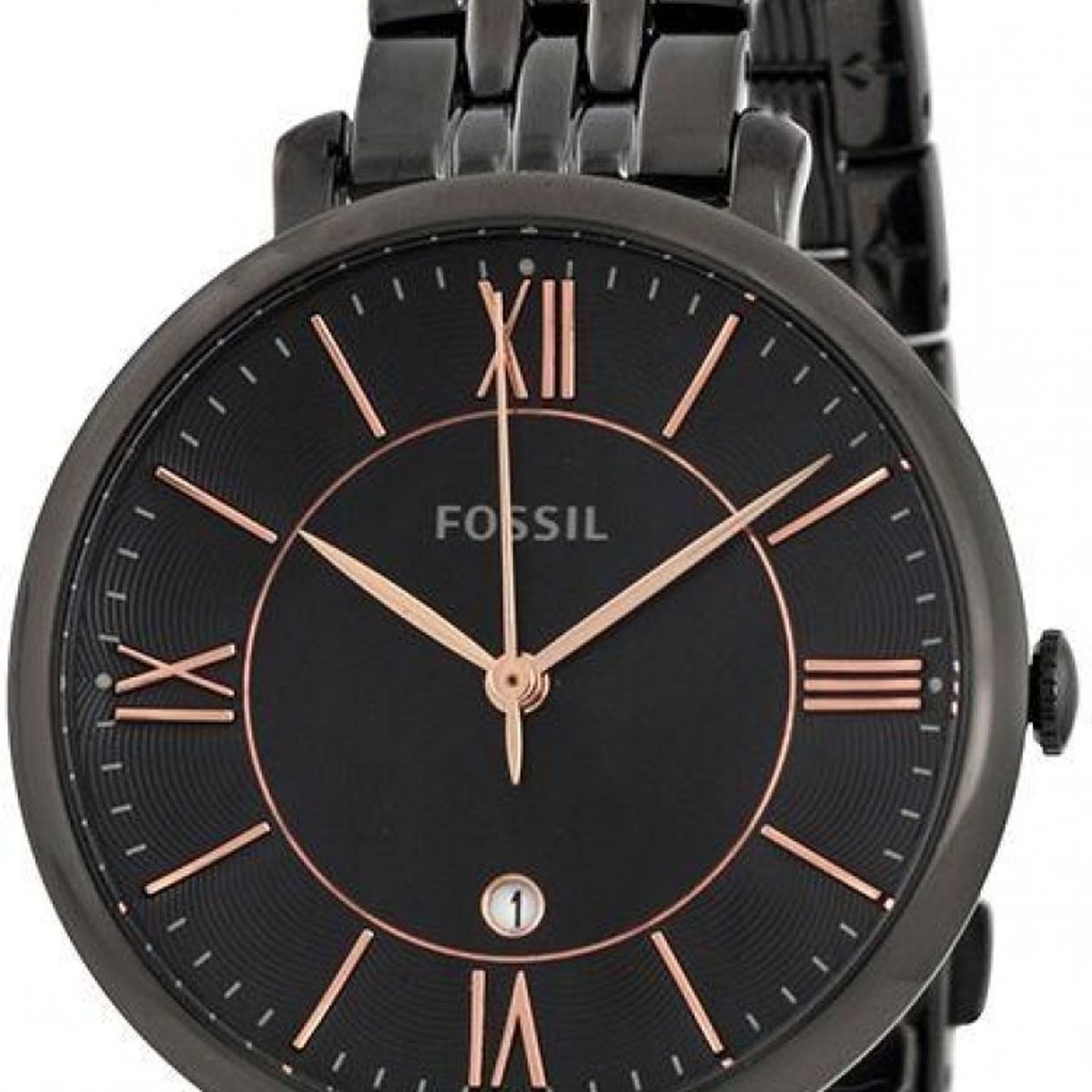 FOSSIL - Reloj Fossil Jacqueline ES3614 Negro De Acero inoxidable Para Mujer.