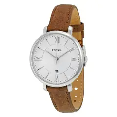 FOSSIL - Reloj Jacqueline ES3708 Marrón De Cuero Piel Para Mujer